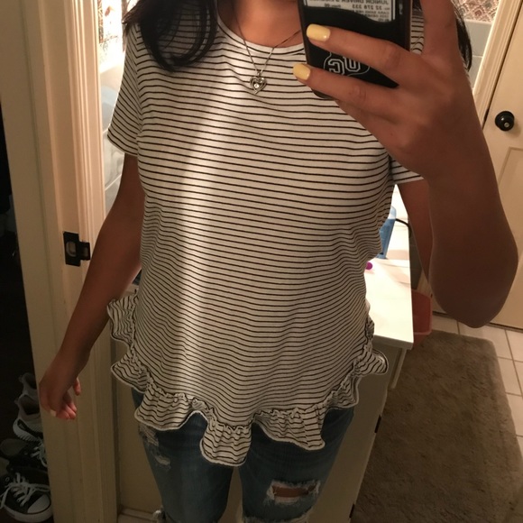 Banana Republic Tops - ON HOLD Banana Republic Peplum Bottom Shirt